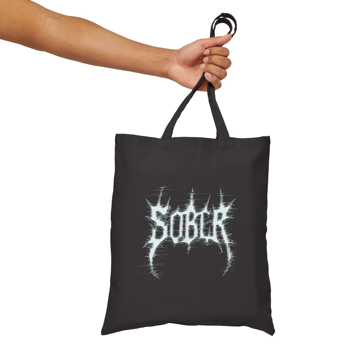Sober Cotton Canvas Tote Bag