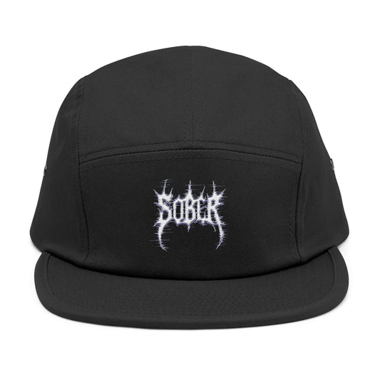 Sober Embroidered Panel Cap