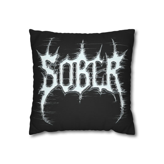 Sober Graphic Pillowcase