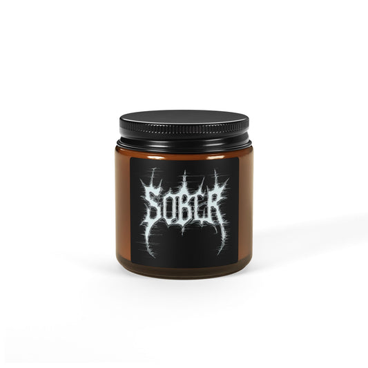 Sober Soy Candle Jar